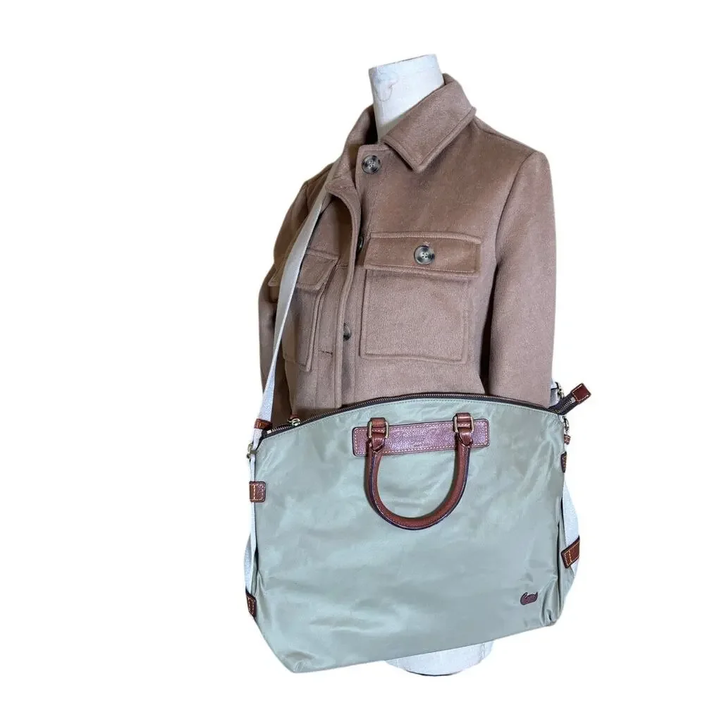 Large Dooney and Bourke Nylon Juliette Satchel - Picture 1 of 11